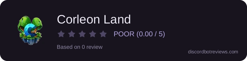 Rating widget preview for Corleon Land
