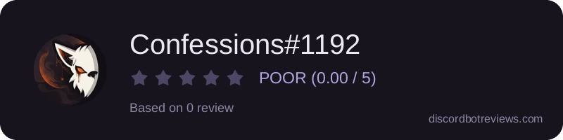 Rating widget preview for Confessions#1192