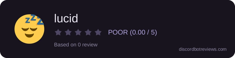 Rating widget preview for lucid