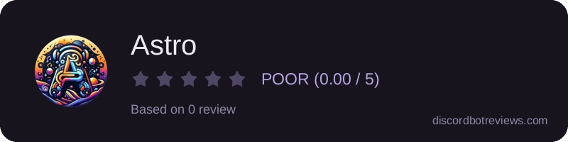 Rating banner for Astro