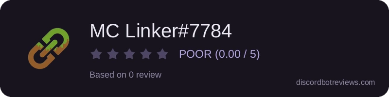 Rating widget preview for MC Linker#7784