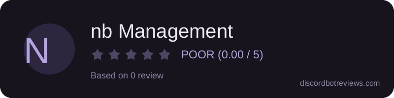 Rating widget preview for nb Management