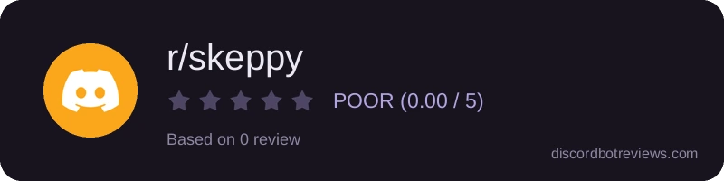 Rating widget preview for r/skeppy