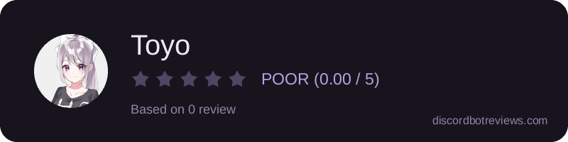 Rating widget preview for Toyo