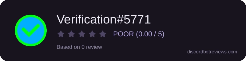 Rating widget preview for Verification#5771