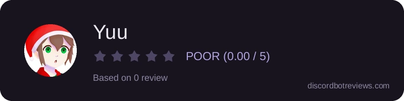 Rating widget preview for Yuu