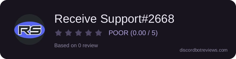 Rating widget preview for Receive Support#2668