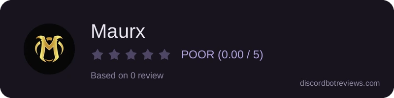 Rating banner for Maurx
