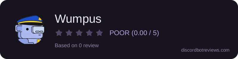 Rating widget preview for Wumpus
