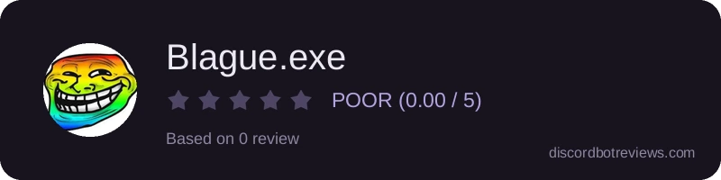 Rating banner for Blague.exe 