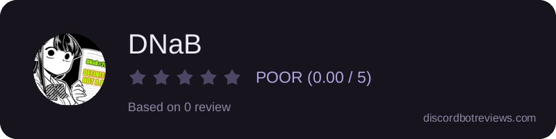 Rating widget preview for DNaB