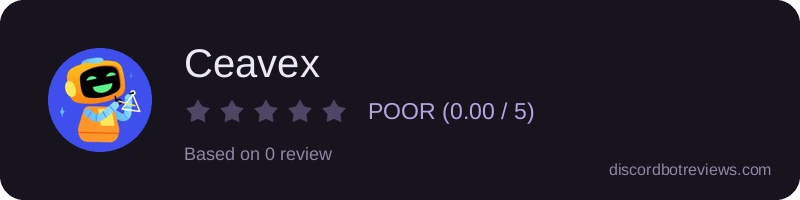Rating banner for Ceavex