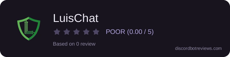 Rating banner for LuisChat