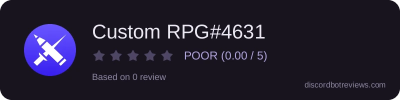 Rating widget preview for Custom RPG#4631