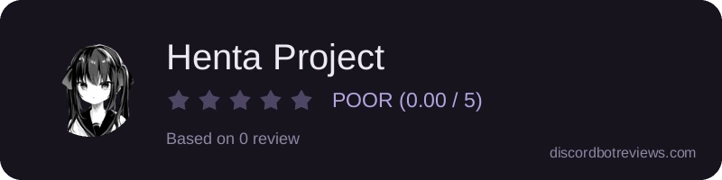 Rating widget preview for Henta Project