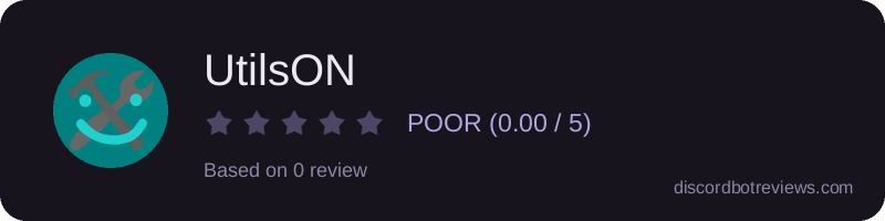 Rating widget preview for UtilsON