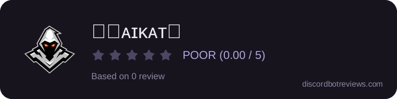 Rating widget preview for 巛ꜱᴀɪᴋᴀᴛ◥
