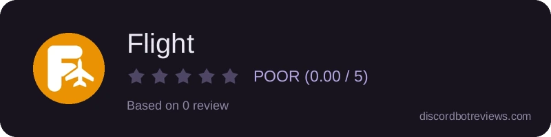 Rating widget preview for Flight