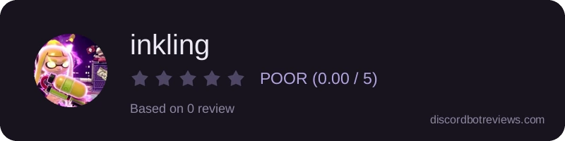 Rating widget preview for inkling