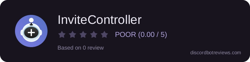 Rating widget preview for InviteController