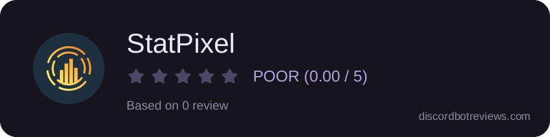 Rating widget preview for StatPixel