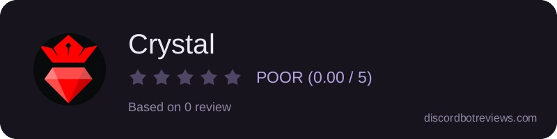 Rating widget preview for Crystal