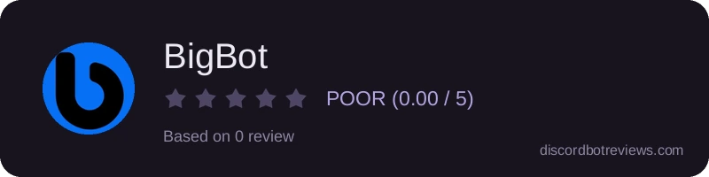 Rating banner for BigBot