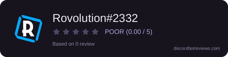 Rating widget preview for Rovolution#2332
