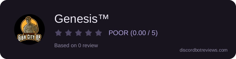 Rating widget preview for Genesis™