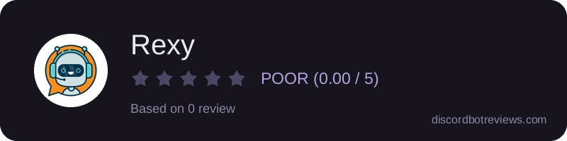 Rating widget preview for Rexy