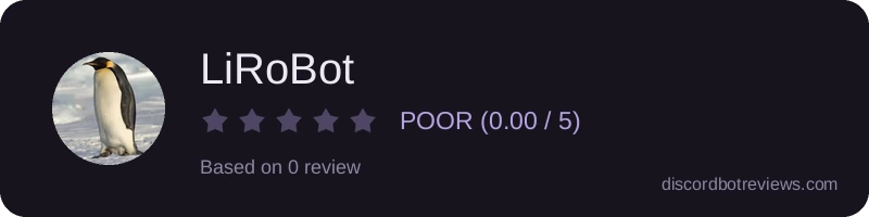 Rating widget preview for LiRoBot