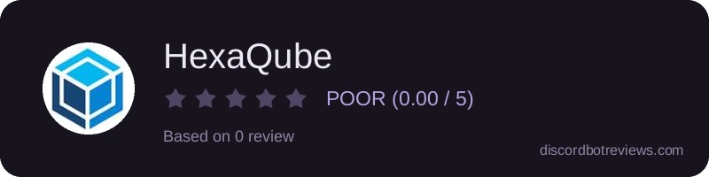 Rating widget preview for HexaQube