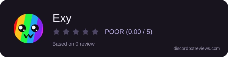 Rating widget preview for Exy