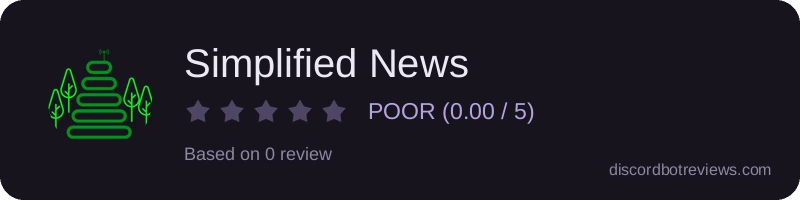 Rating widget preview for Simplified News