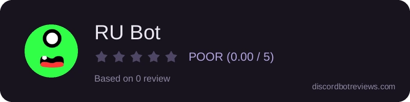 Rating banner for RU Bot