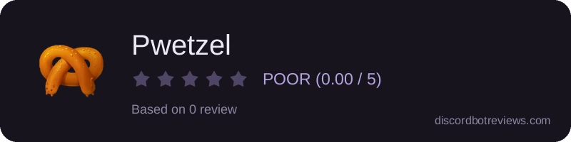 Rating widget preview for Pwetzel