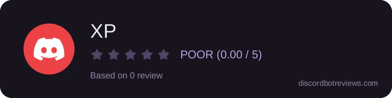 Rating banner for XP