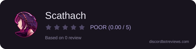 Rating widget preview for Scathach