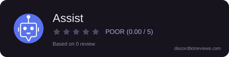 Rating widget preview for Assist
