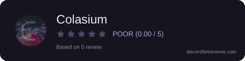 Rating banner for Colasium