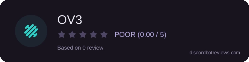 Rating widget preview for OV3