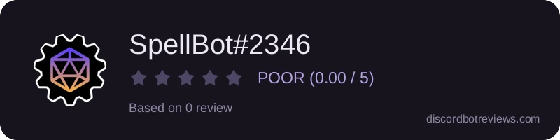 Rating widget preview for SpellBot#2346