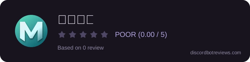 Rating widget preview for 𝓜𝓲𝓷𝓽