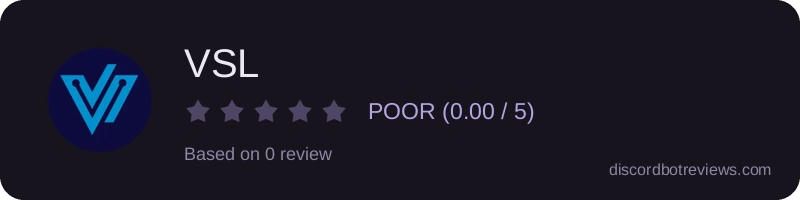Rating widget preview for VSL