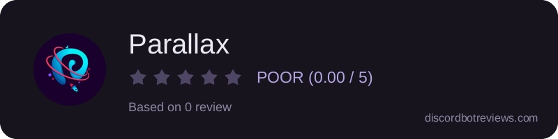 Rating widget preview for Parallax