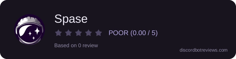 Rating banner for Spase