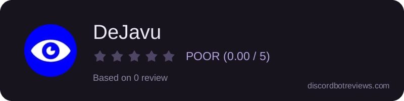Rating widget preview for DeJavu