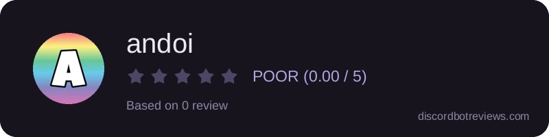 Rating widget preview for andoi