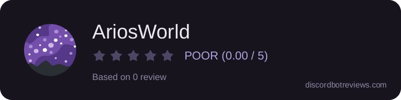 Rating banner for AriosWorld