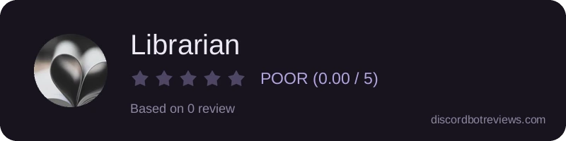 Rating widget preview for Librarian